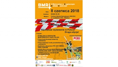 II Mistrzostwa w Bezpiecznym Montażu Rusztowań BMR 2018
